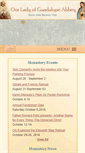 Mobile Screenshot of pecosmonastery.org